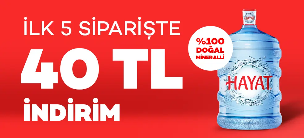 Yeni Üyelere İlk 5 Sipariş 40 TL İndirim Yeni Üyelere İlk 5 Sipariş 40 TL İndirim